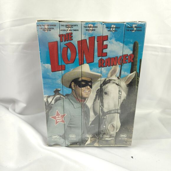 NEW Sealed Lone Ranger Collector Series 5 Pack Set VHS Good Times Video - Picture 3 of 5